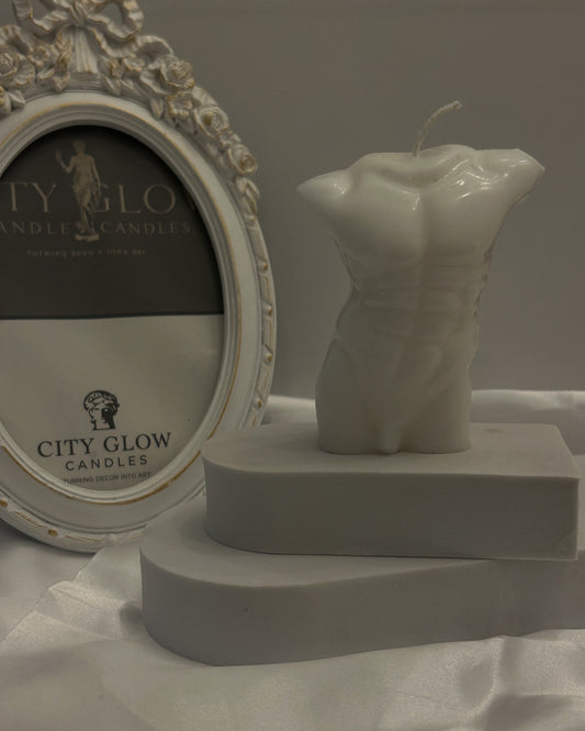 Male torso candle - Scent Burberry men